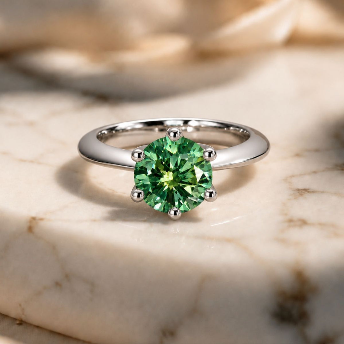 Anel Louvre Imperial Moissanite