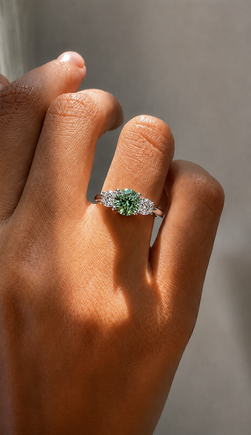 Anel Mirabella Imperial Moissanite