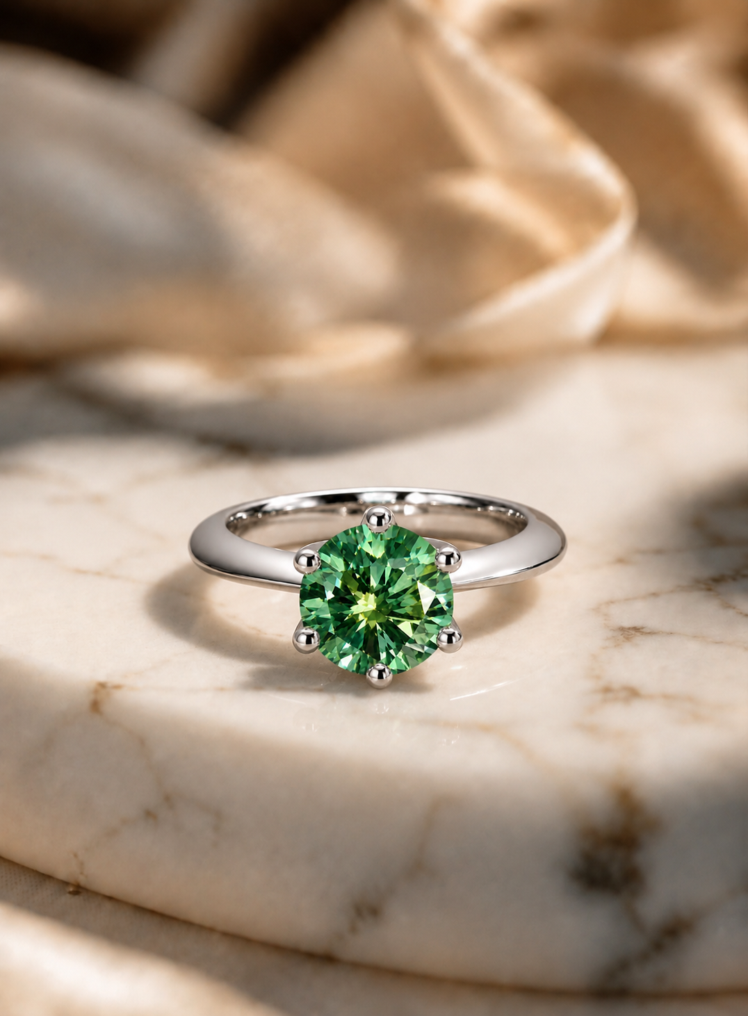 Anel Louvre Imperial Moissanite