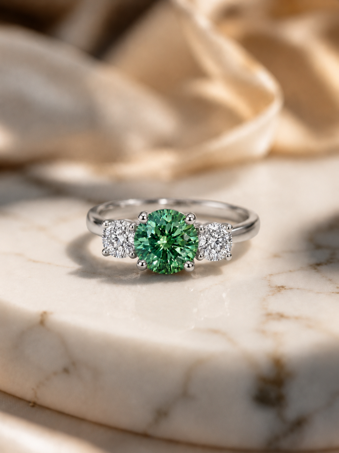 Anel Mirabella Imperial Moissanite