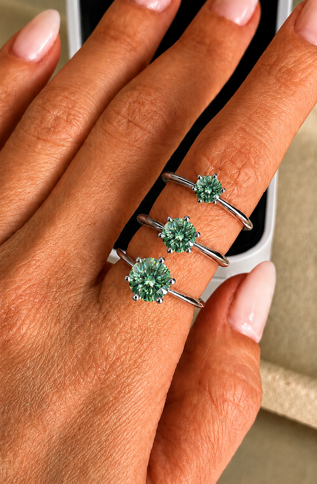 Anel Louvre Imperial Moissanite
