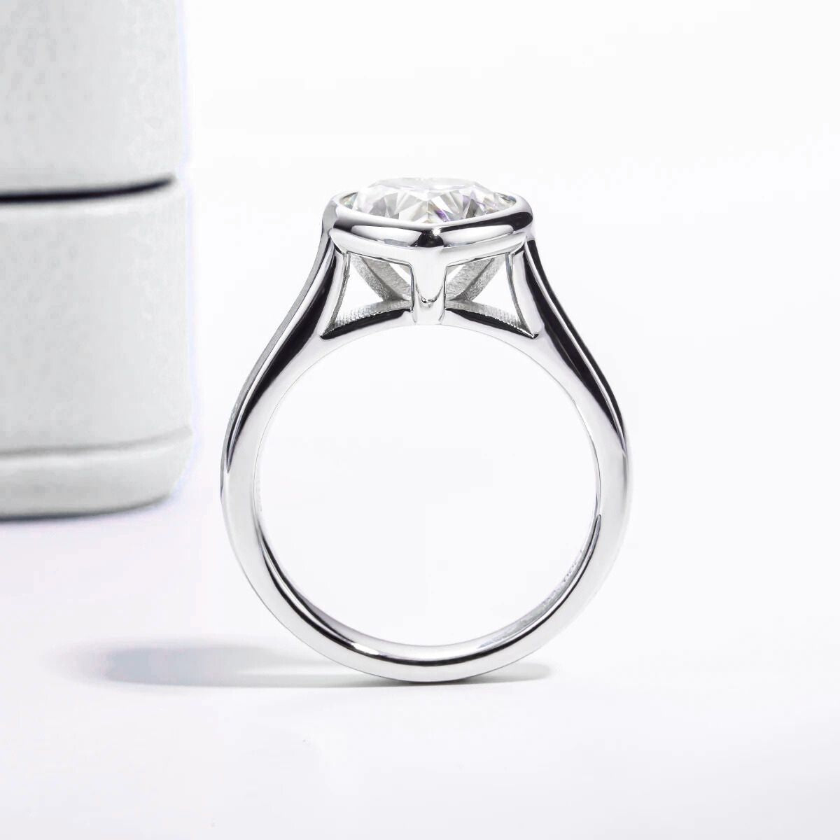 Solitário Coração Moissanite