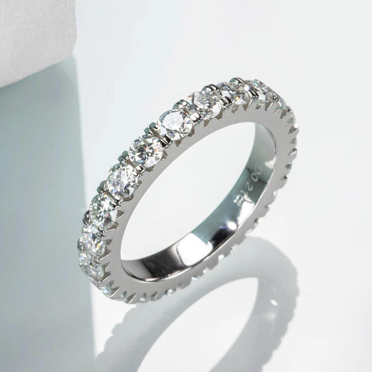 Aliança Majestade Moissanite