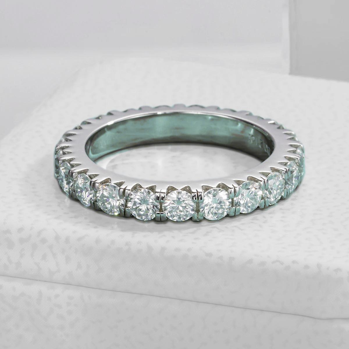 Aliança Majestade Moissanite