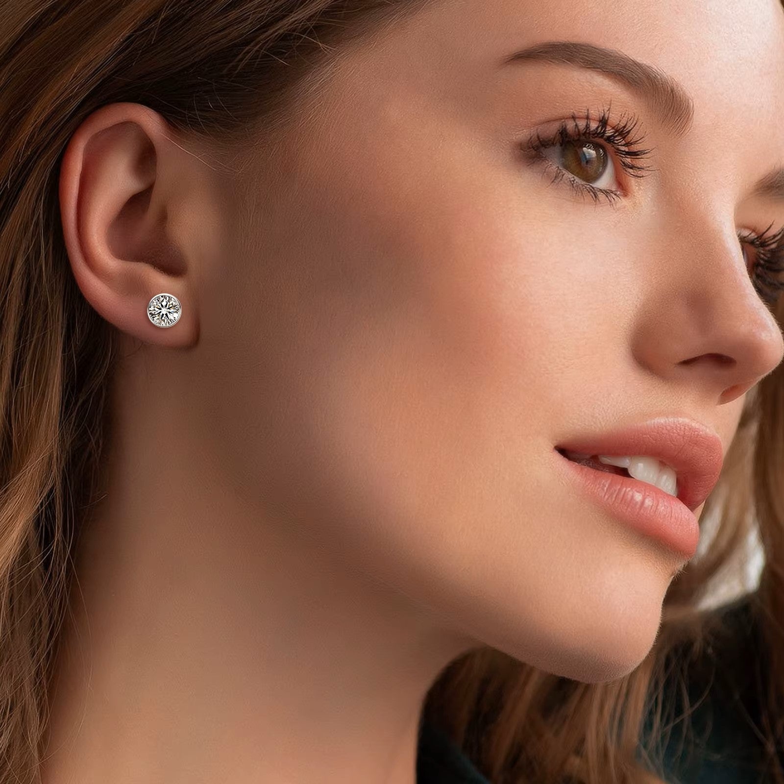 Brinco Lunar Moissanite