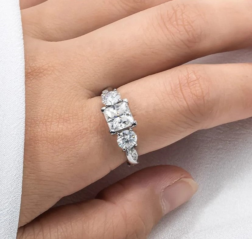 Anel Chantelle Moissanite