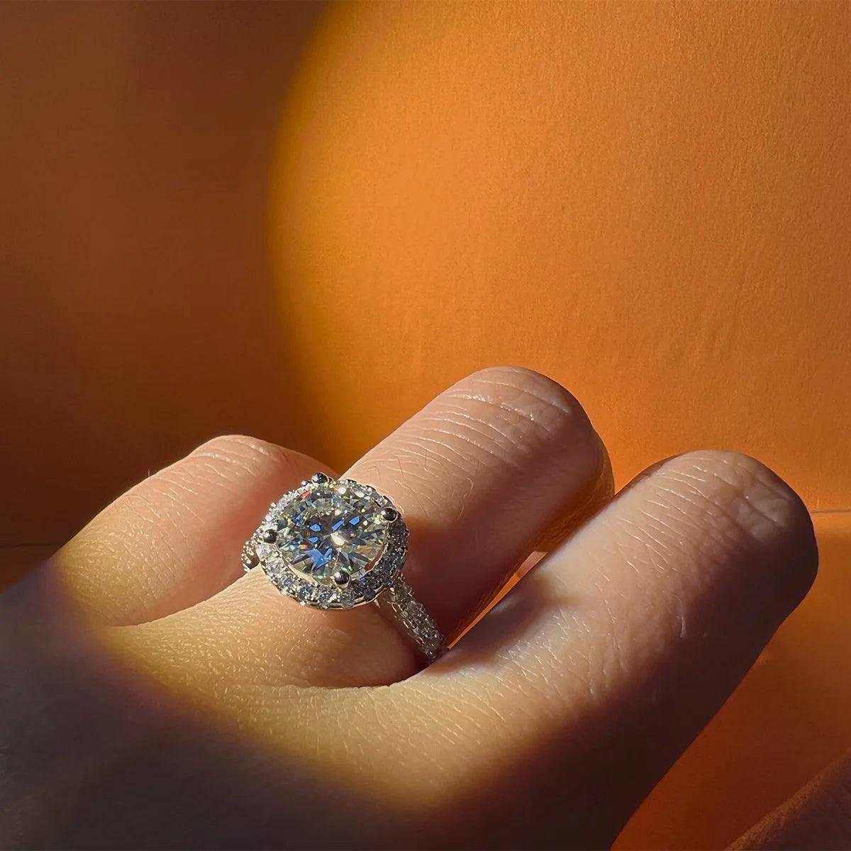 Anel Cadenza Moissanite