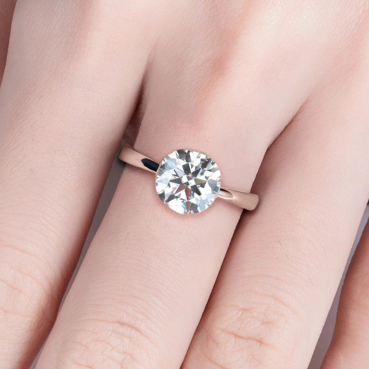 Solitário Simples Moissanite