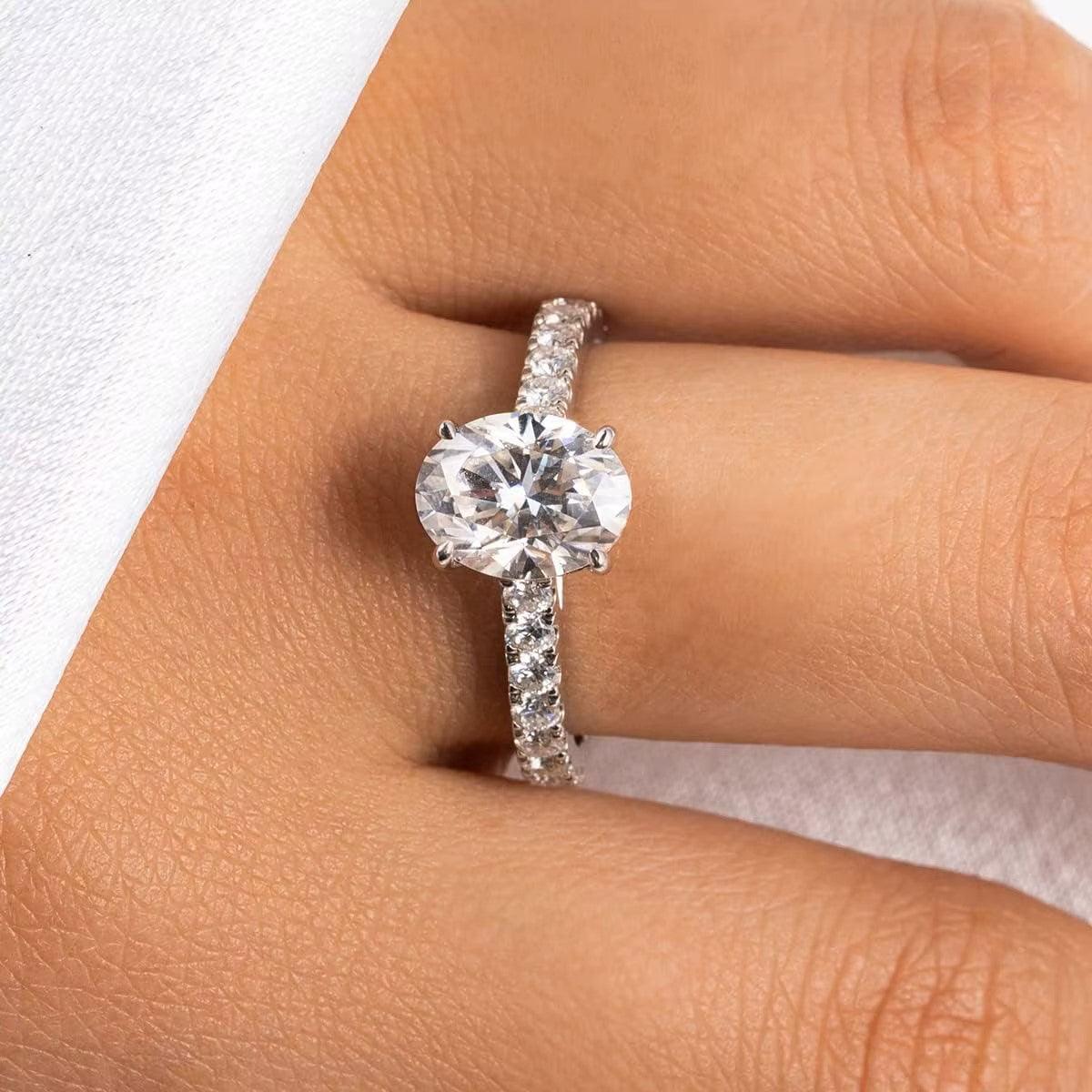 Anel Florentine Moissanite