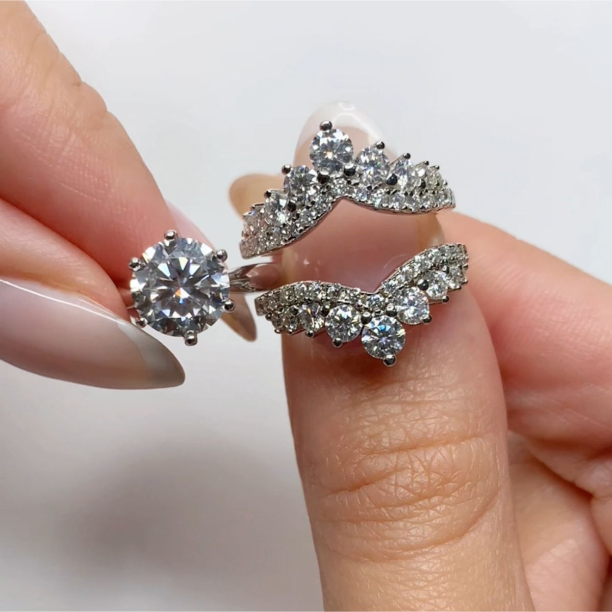 Conjunto Tríade Moissanite