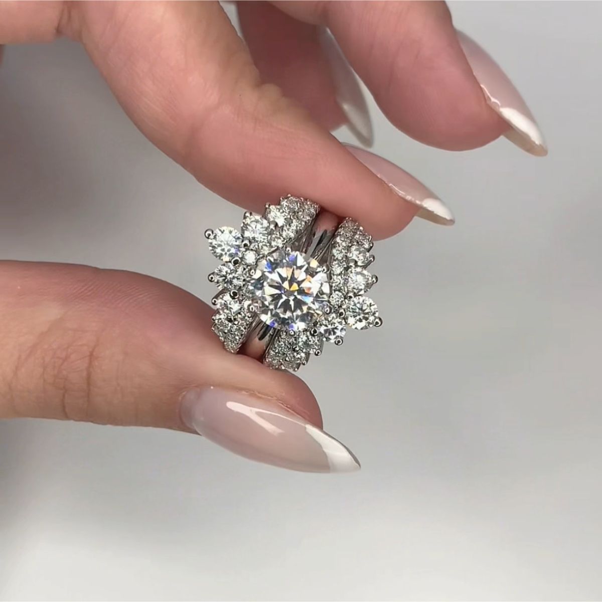 Conjunto Tríade Moissanite