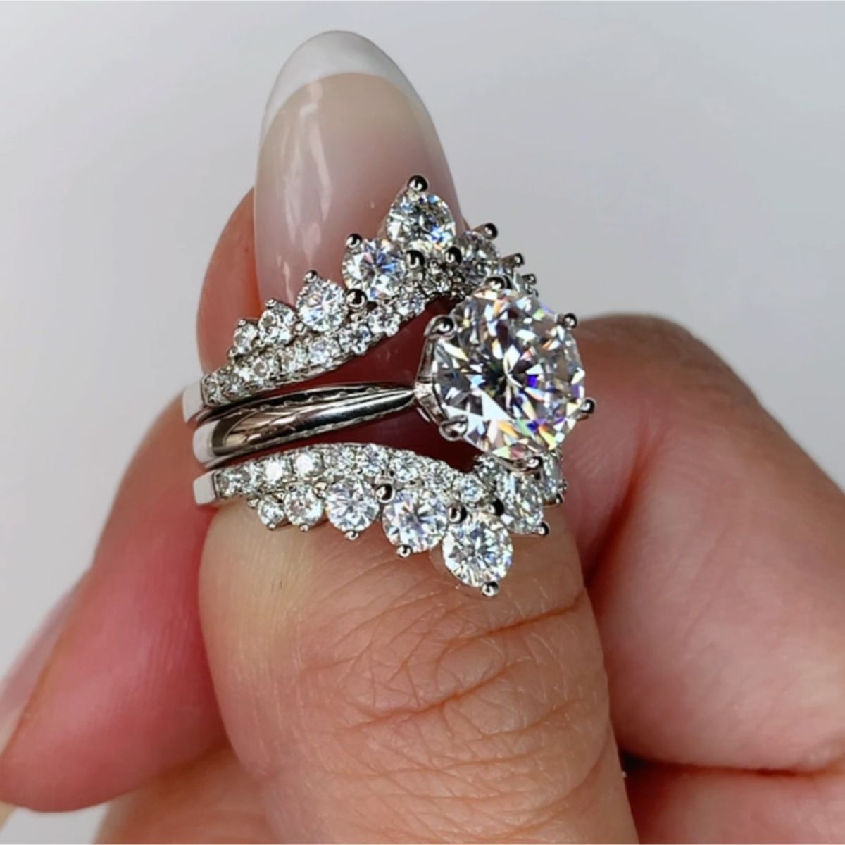 Conjunto Tríade Moissanite