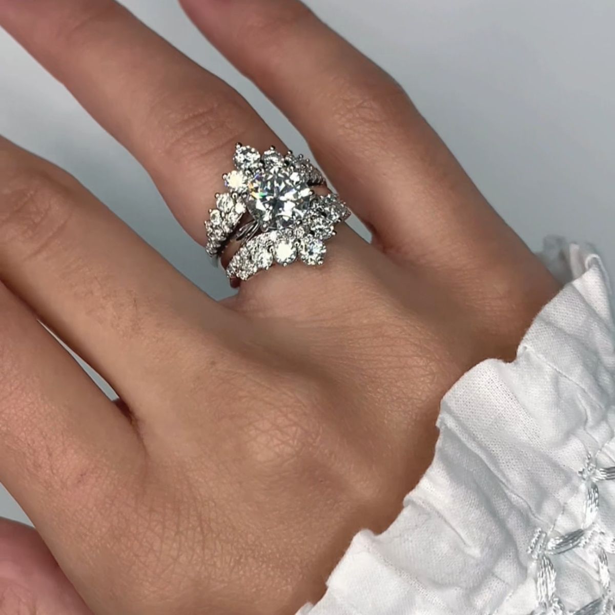Conjunto Tríade Moissanite