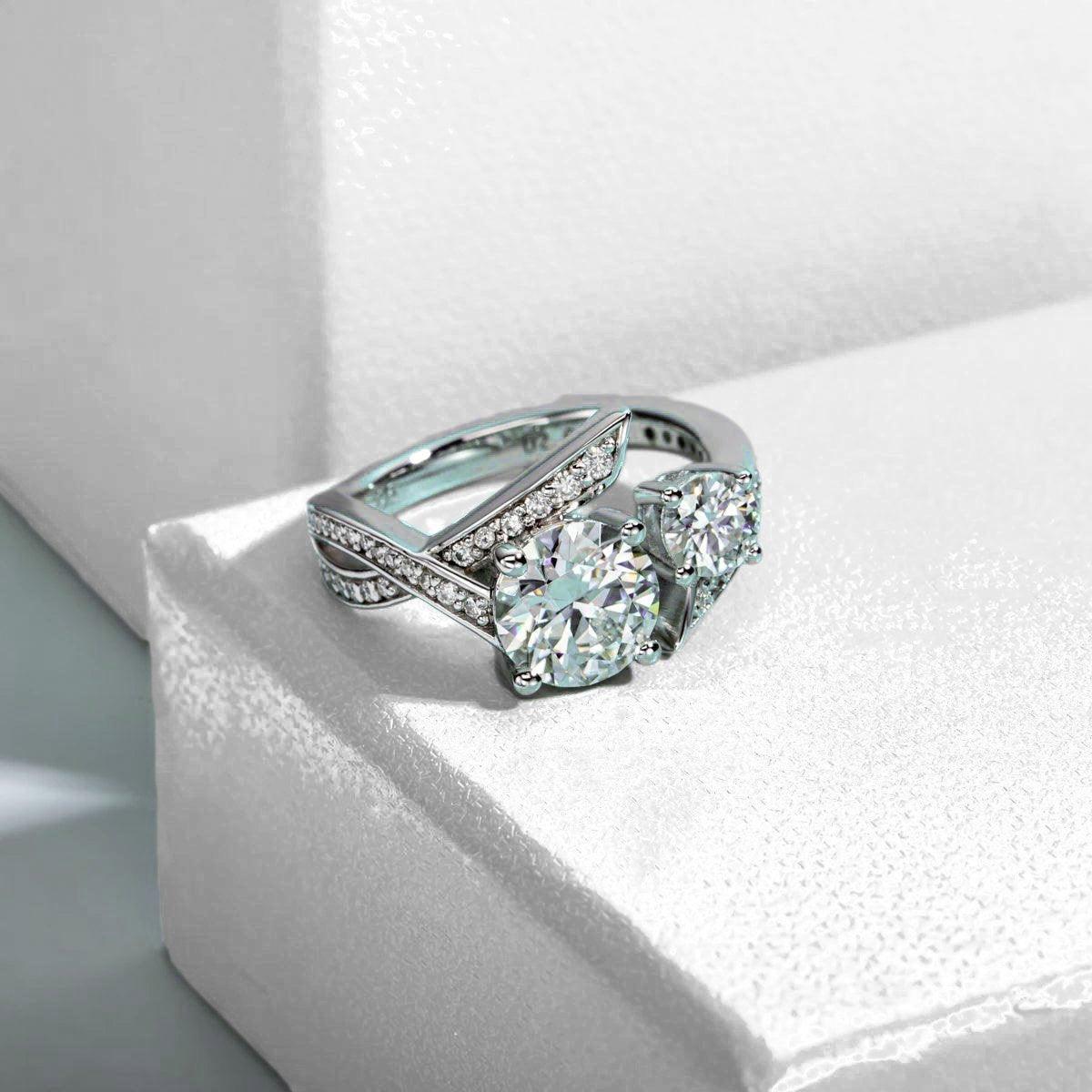 Anel Aurelius Moissanite