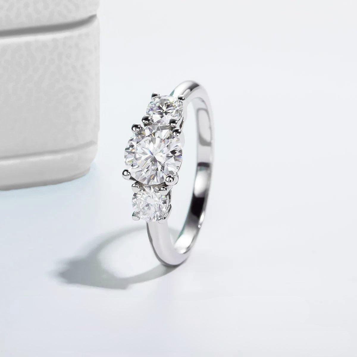 Anel Mirabella Moissanite