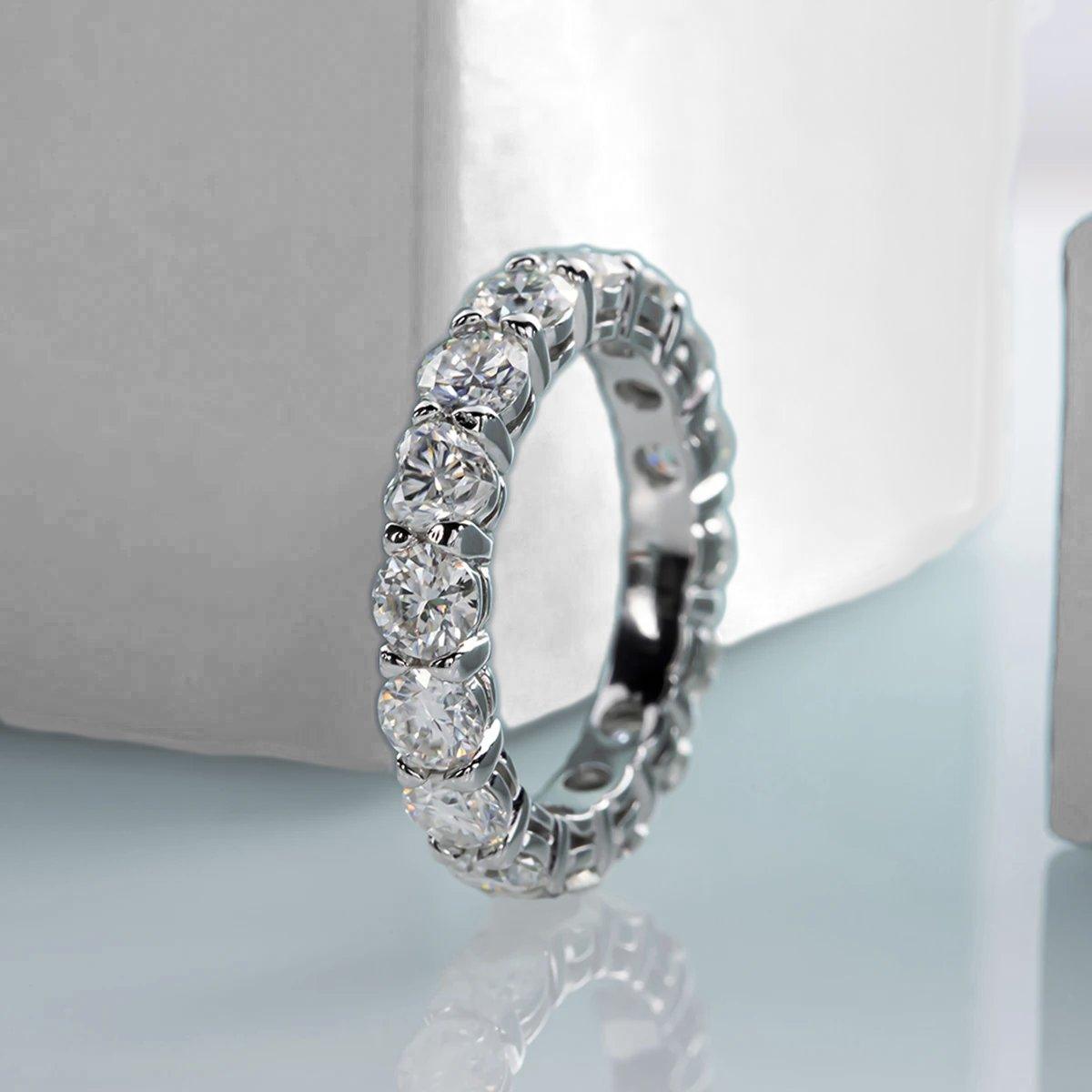 Aliança Eterno Moissanite