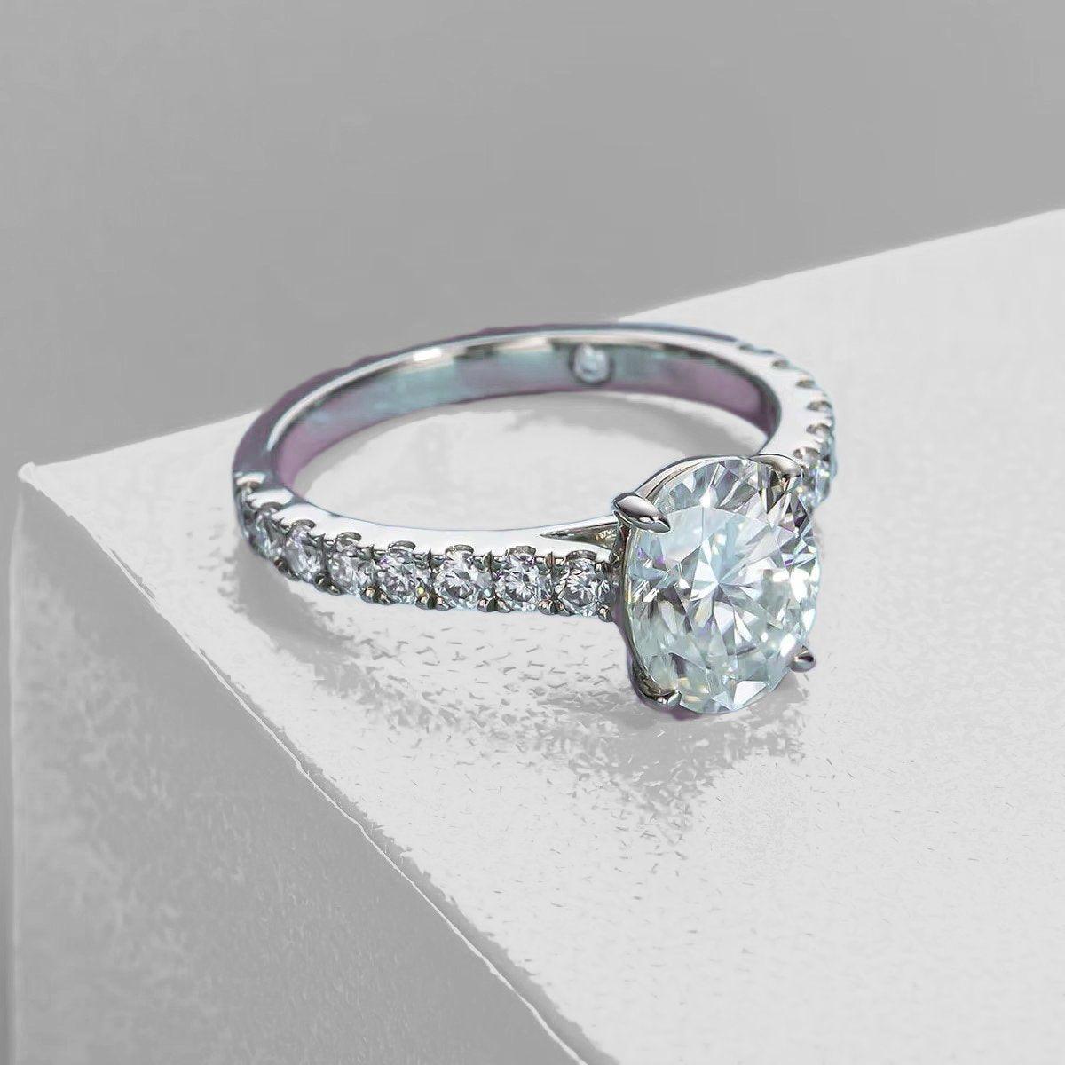 Anel Florentine Moissanite