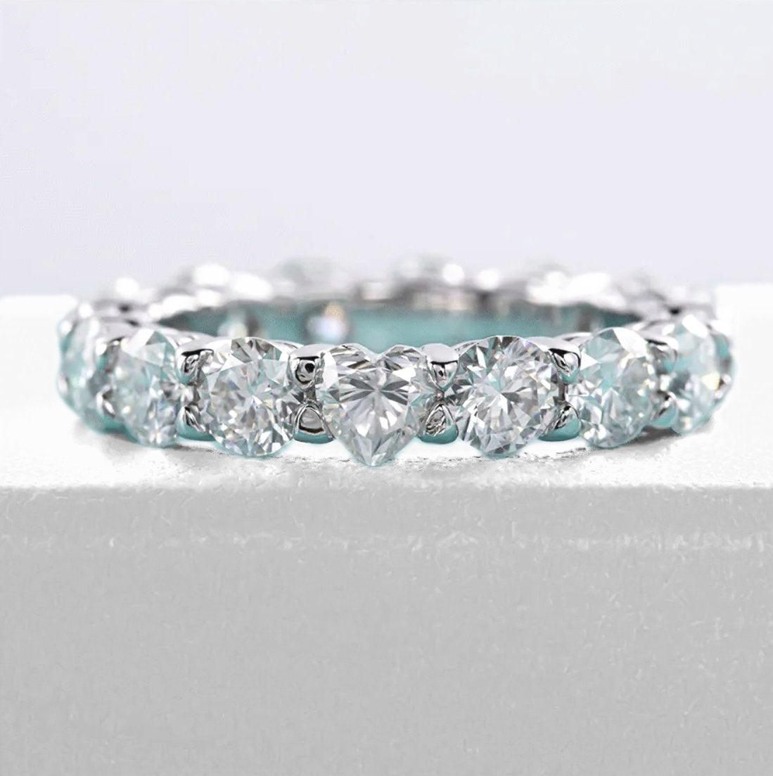 Aliança Eterno Moissanite