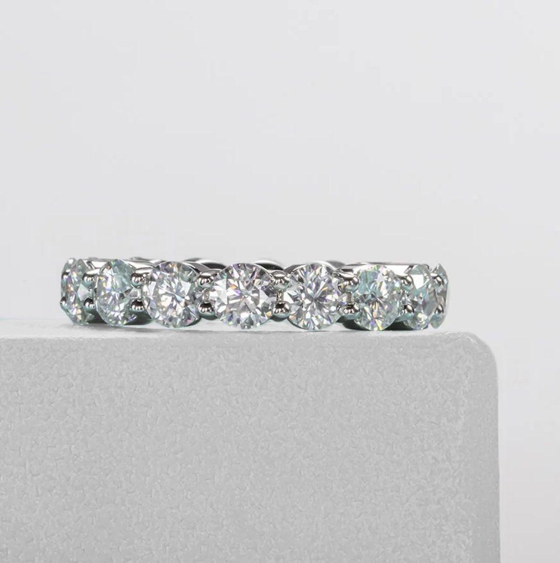 Aliança Virtuose Moissanite