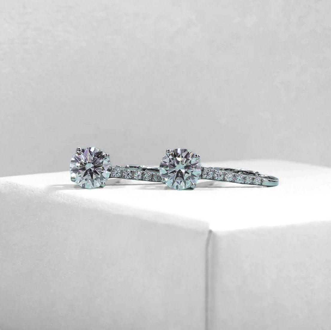 Brinco Marquise Moissanite