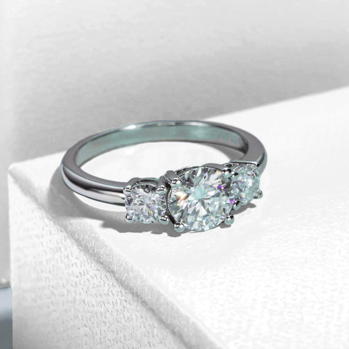Anel Mirabella Moissanite