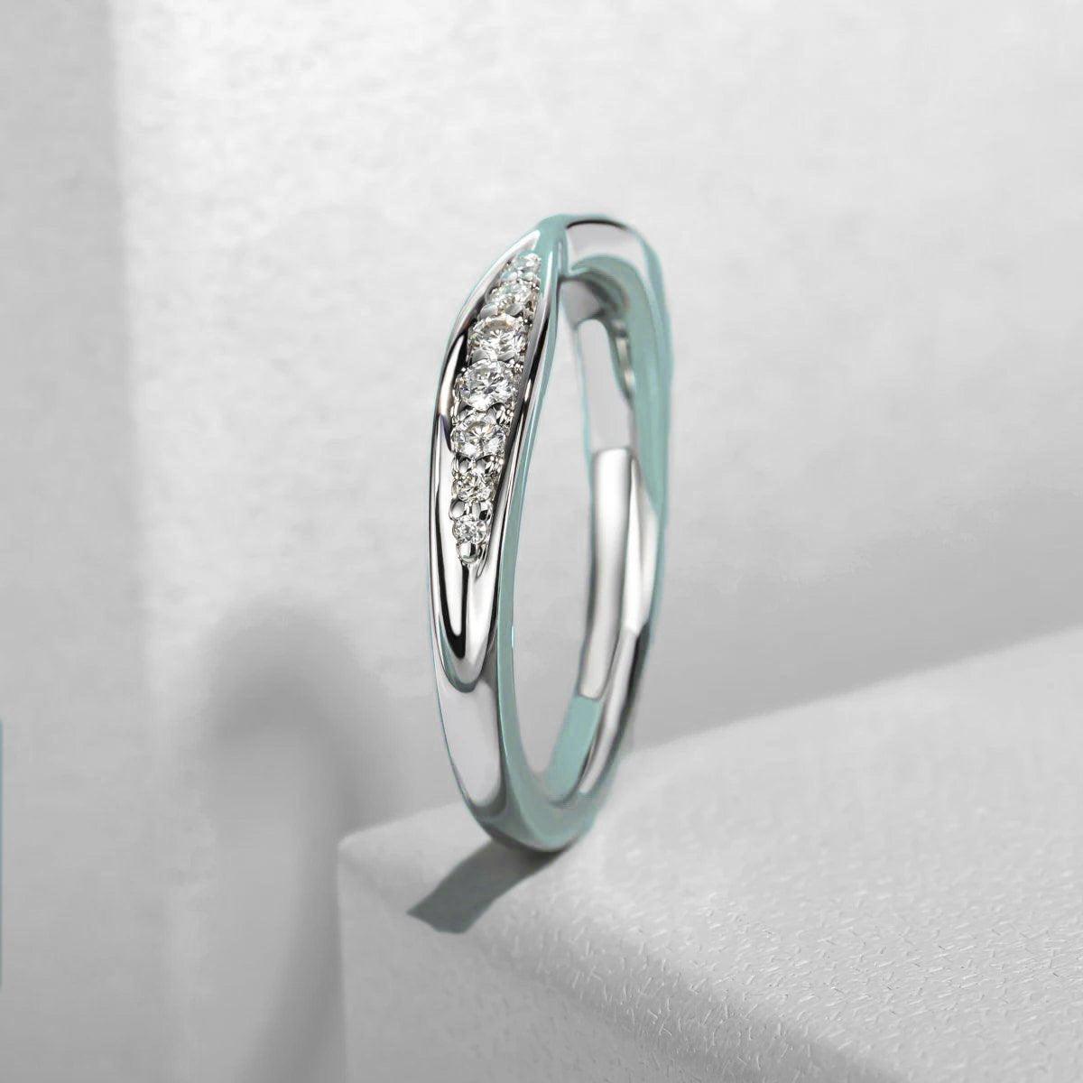 Meia Aliança Sophia Moissanite