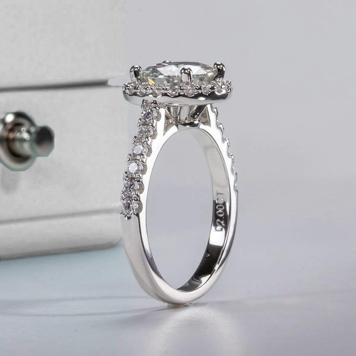 Anel Cadenza Moissanite