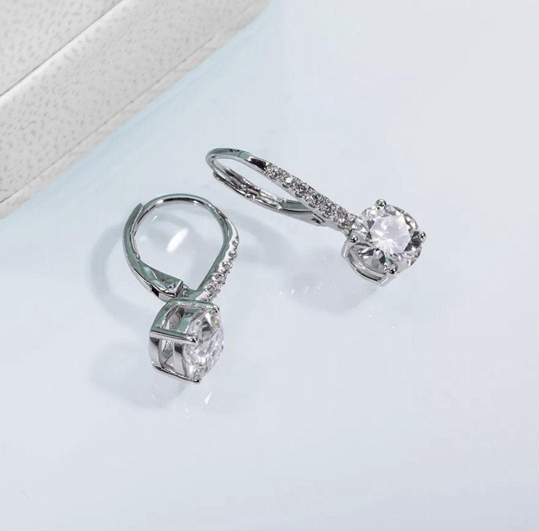 Brinco Marquise Moissanite