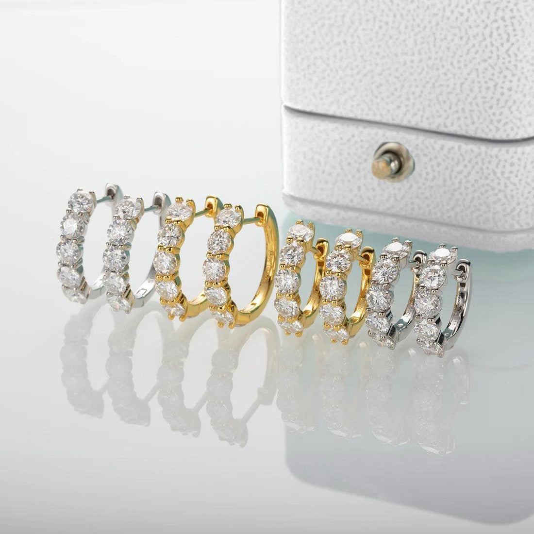 Argola Elegance Moissanite