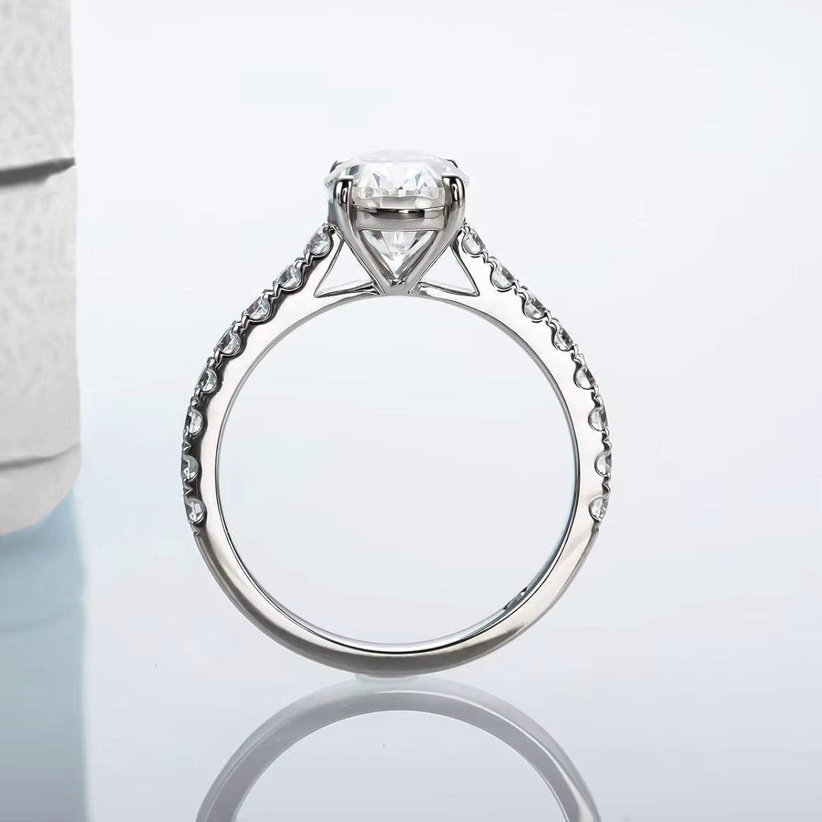 Anel Florentine Moissanite