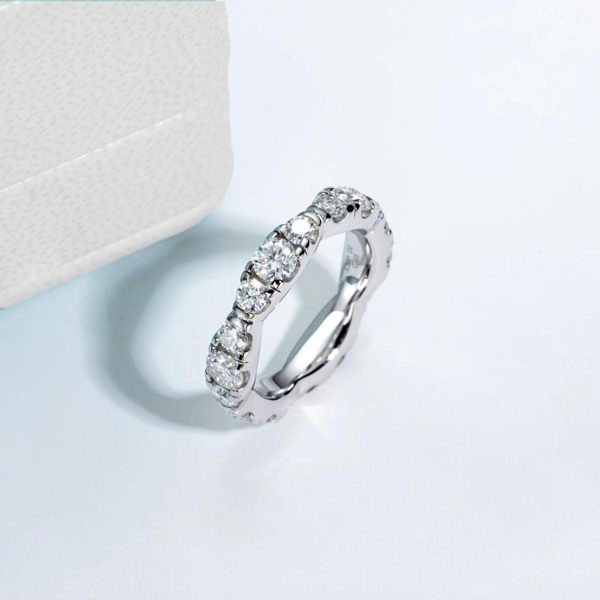 Aliança Esplendor Moissanite