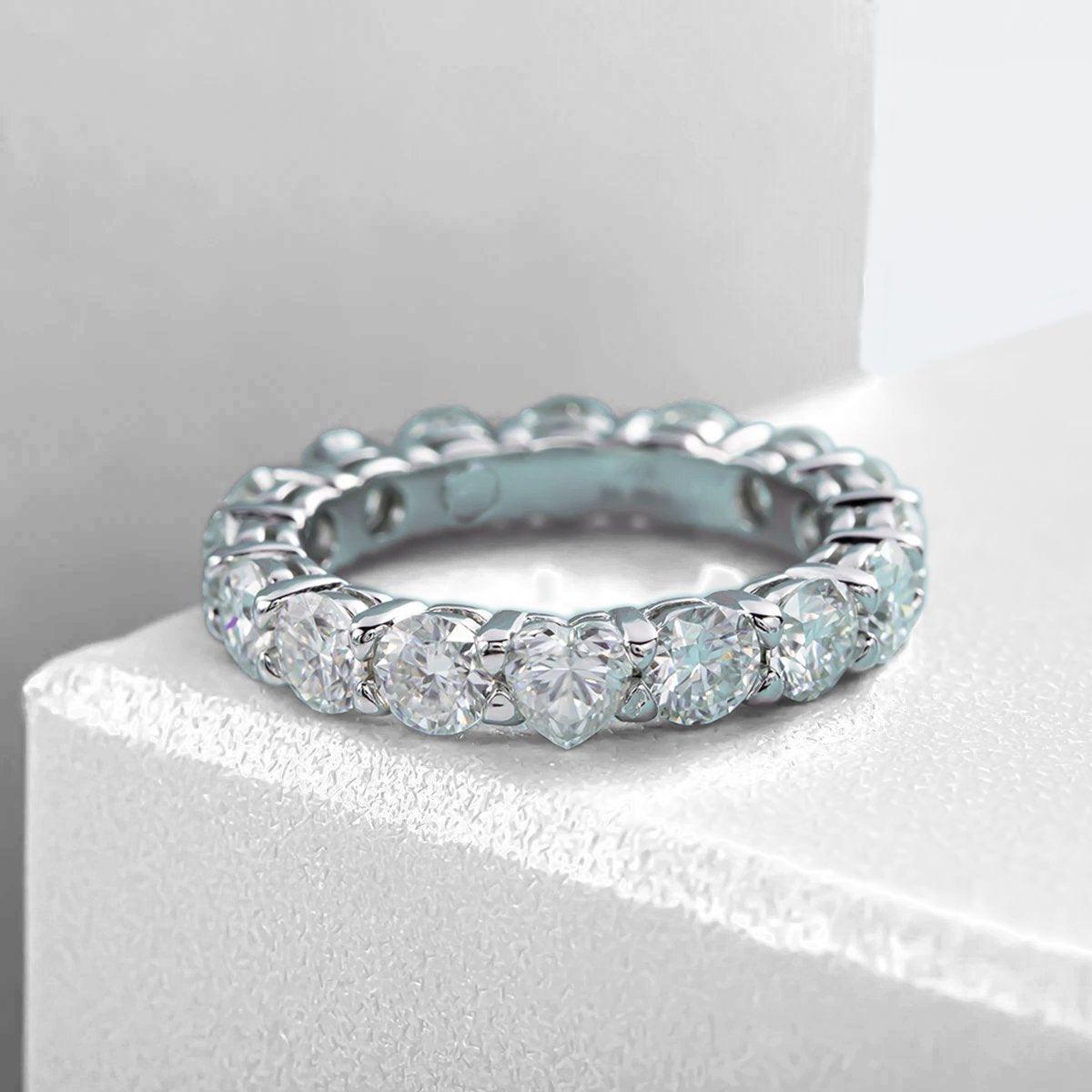 Aliança Eterno Moissanite