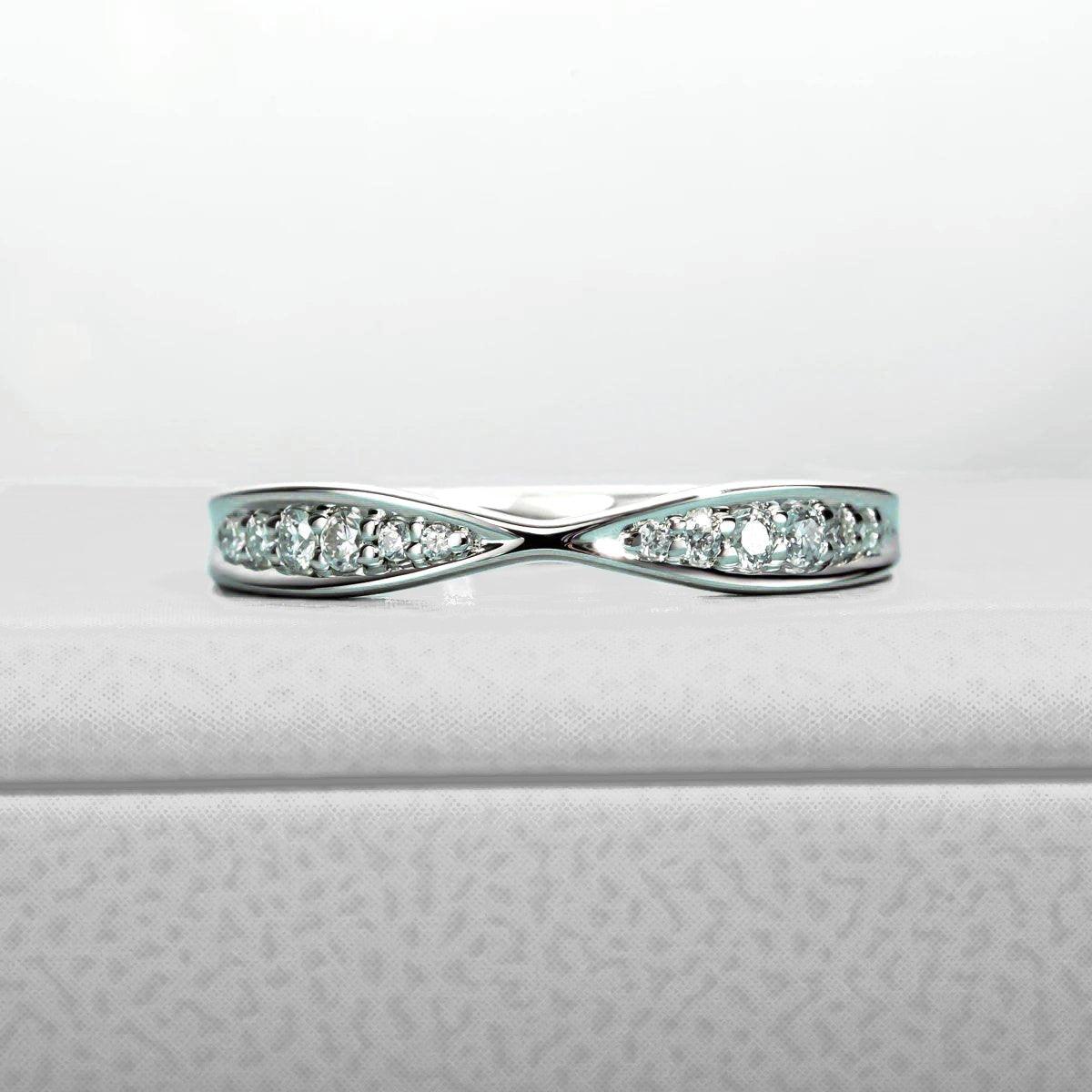 Meia Aliança Sophia Moissanite