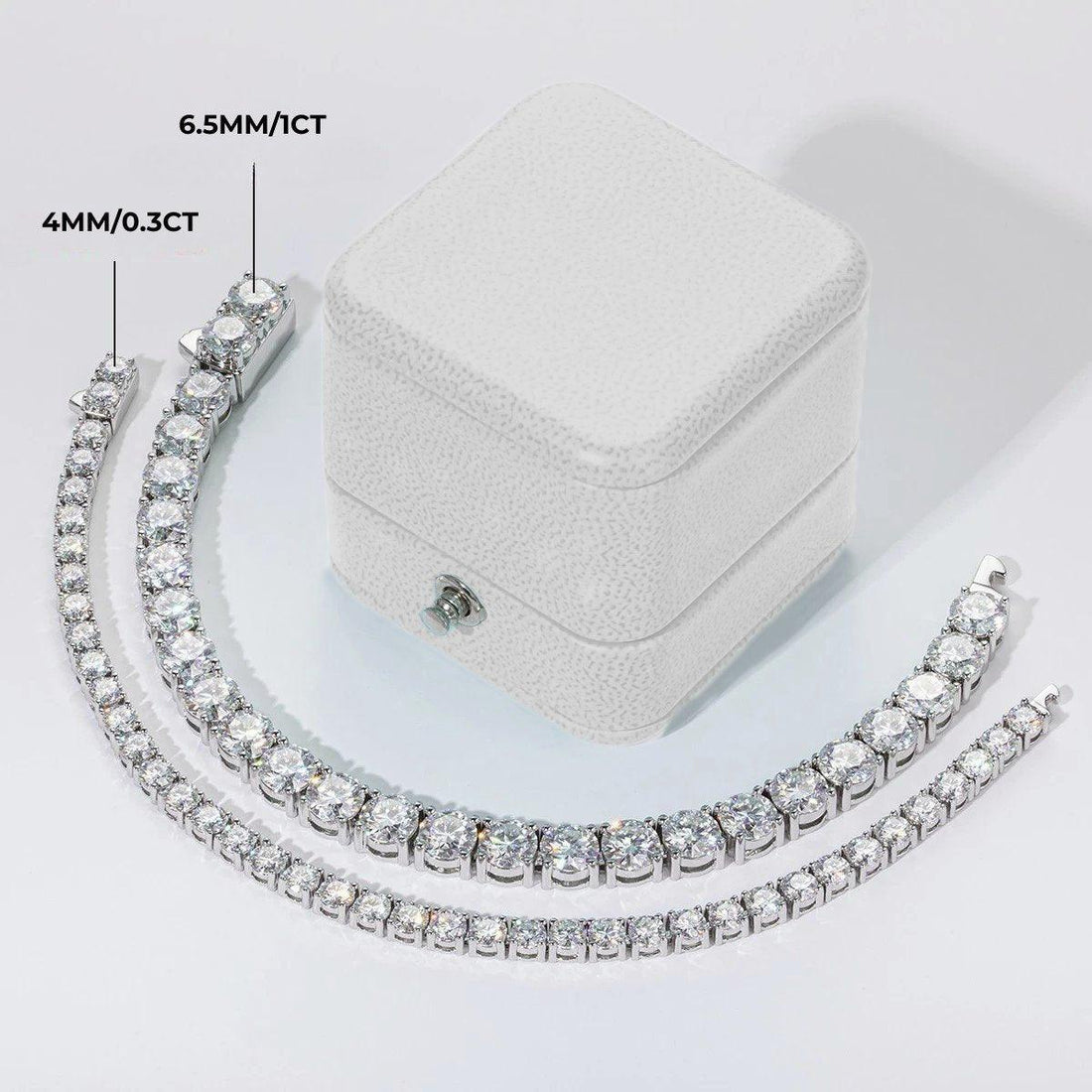 Pulseira Riviera Moissanite 4mm