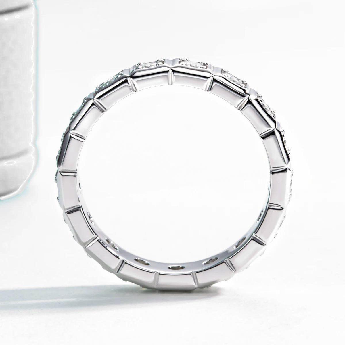 Aliança Armonia Moissanite