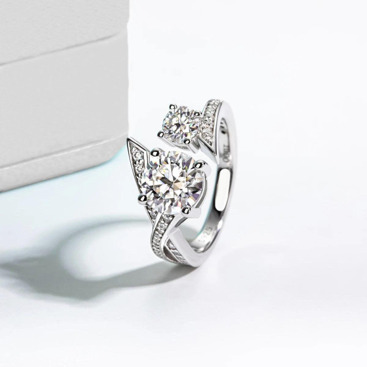 Anel Aurelius Moissanite