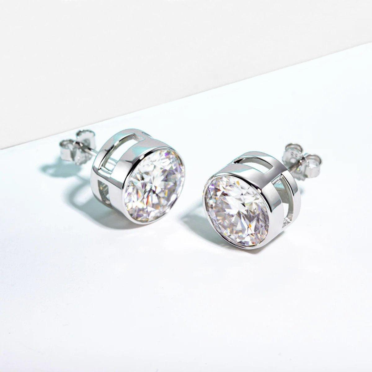 Brinco Lunar Moissanite