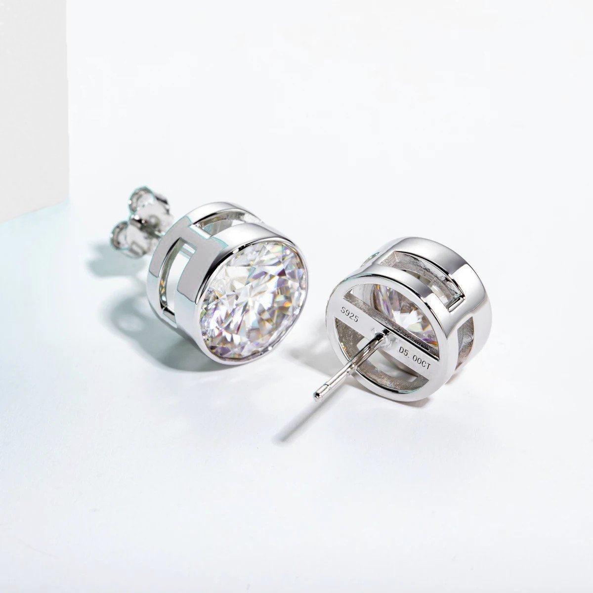 Brinco Lunar Gold Moissanite