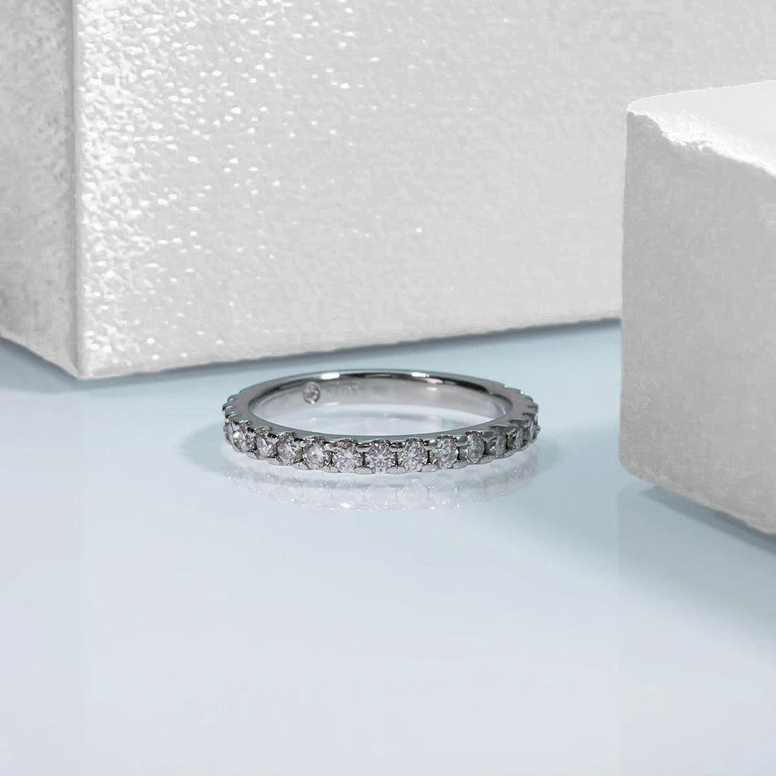 Meia Aliança Brilliance Moissanite