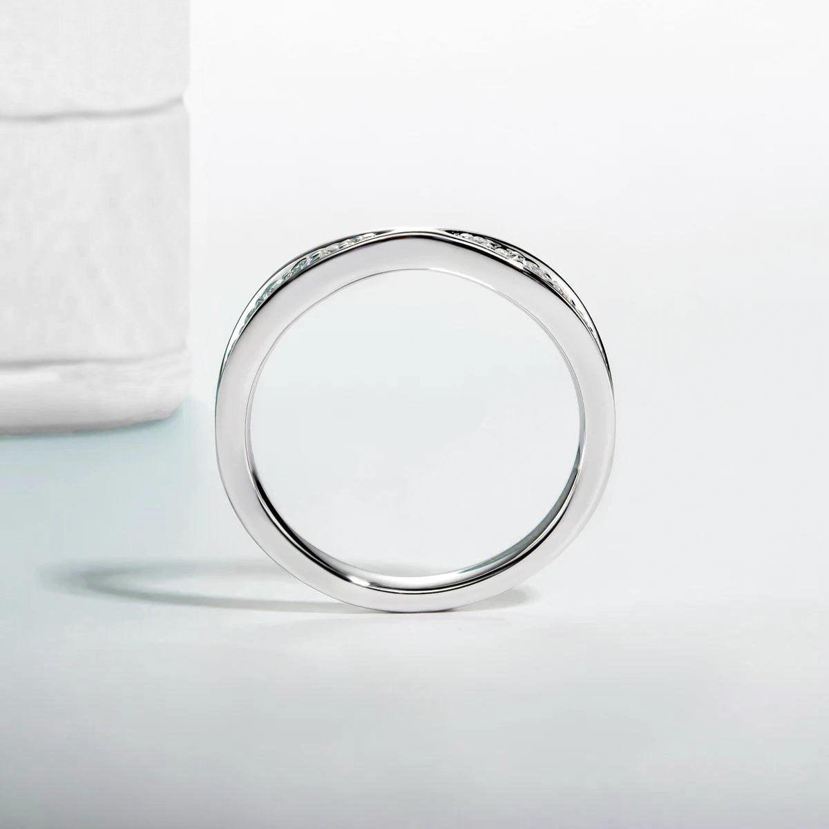 Meia Aliança Sophia Moissanite