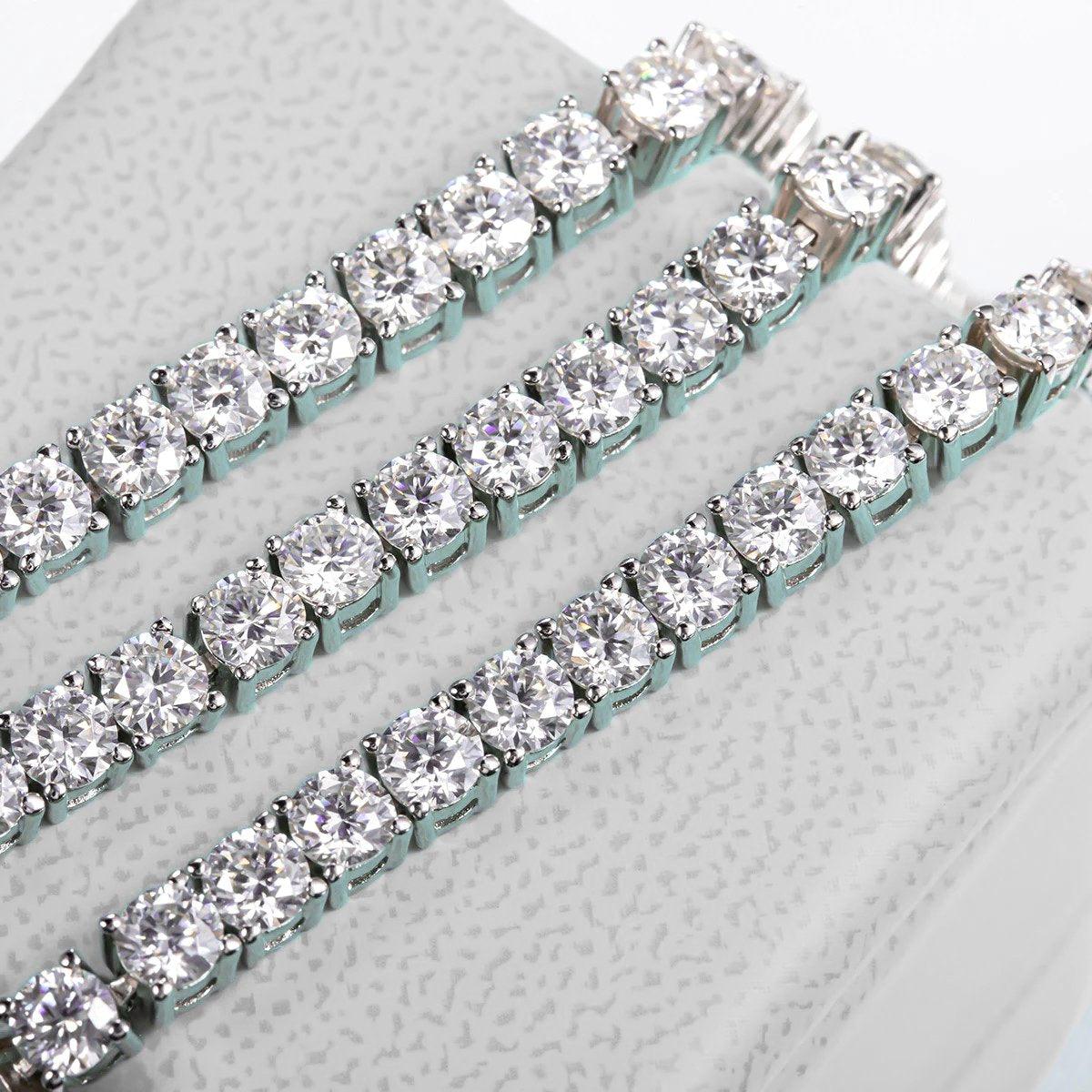 Pulseira Riviera Moissanite 4mm