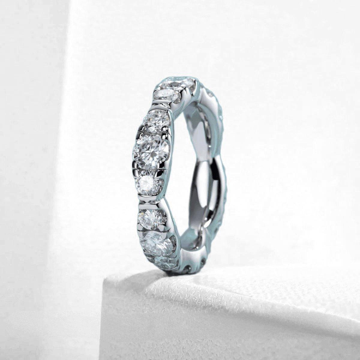 Aliança Esplendor Moissanite