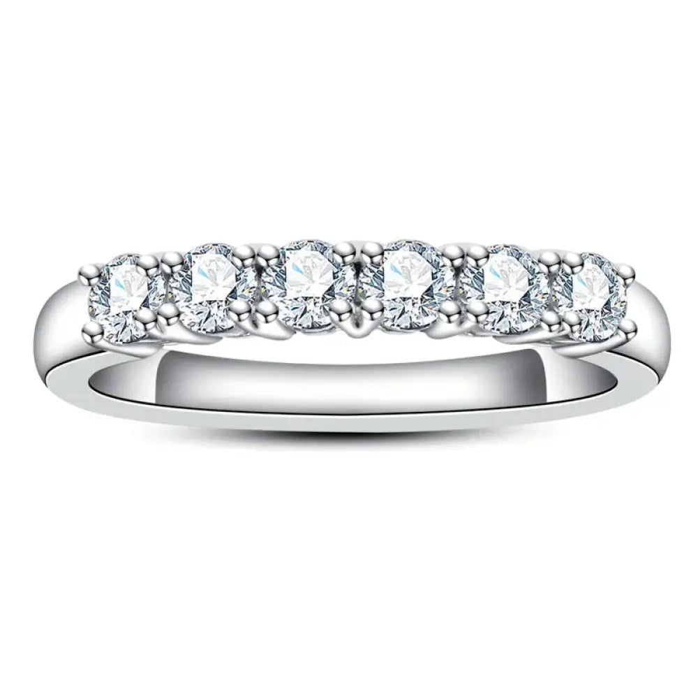 Meia Aliança Bellamour Moissanite