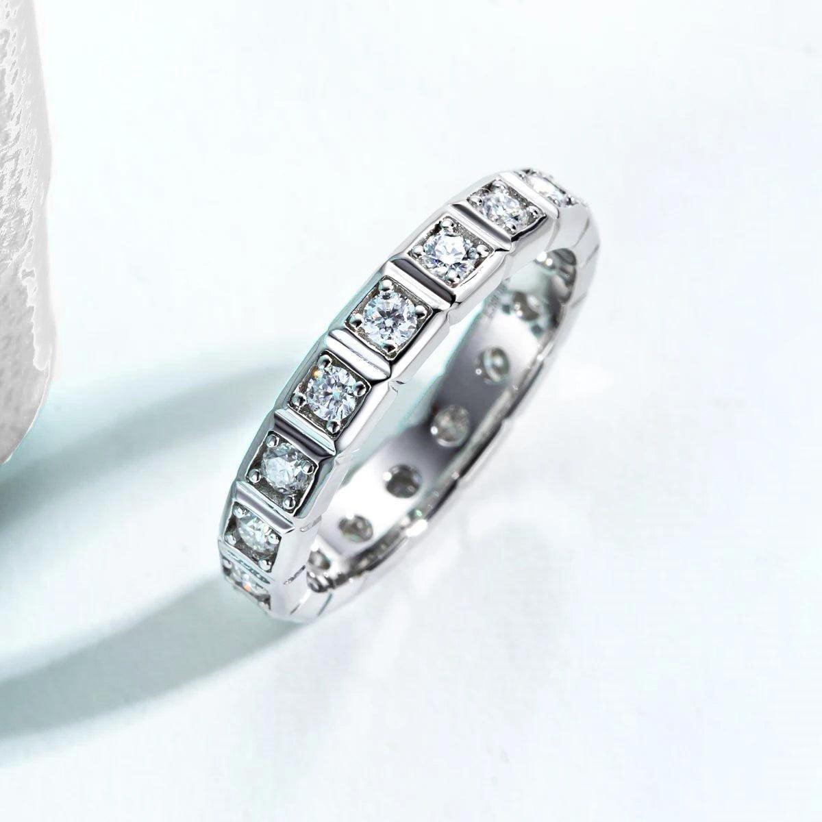 Aliança Armonia Moissanite