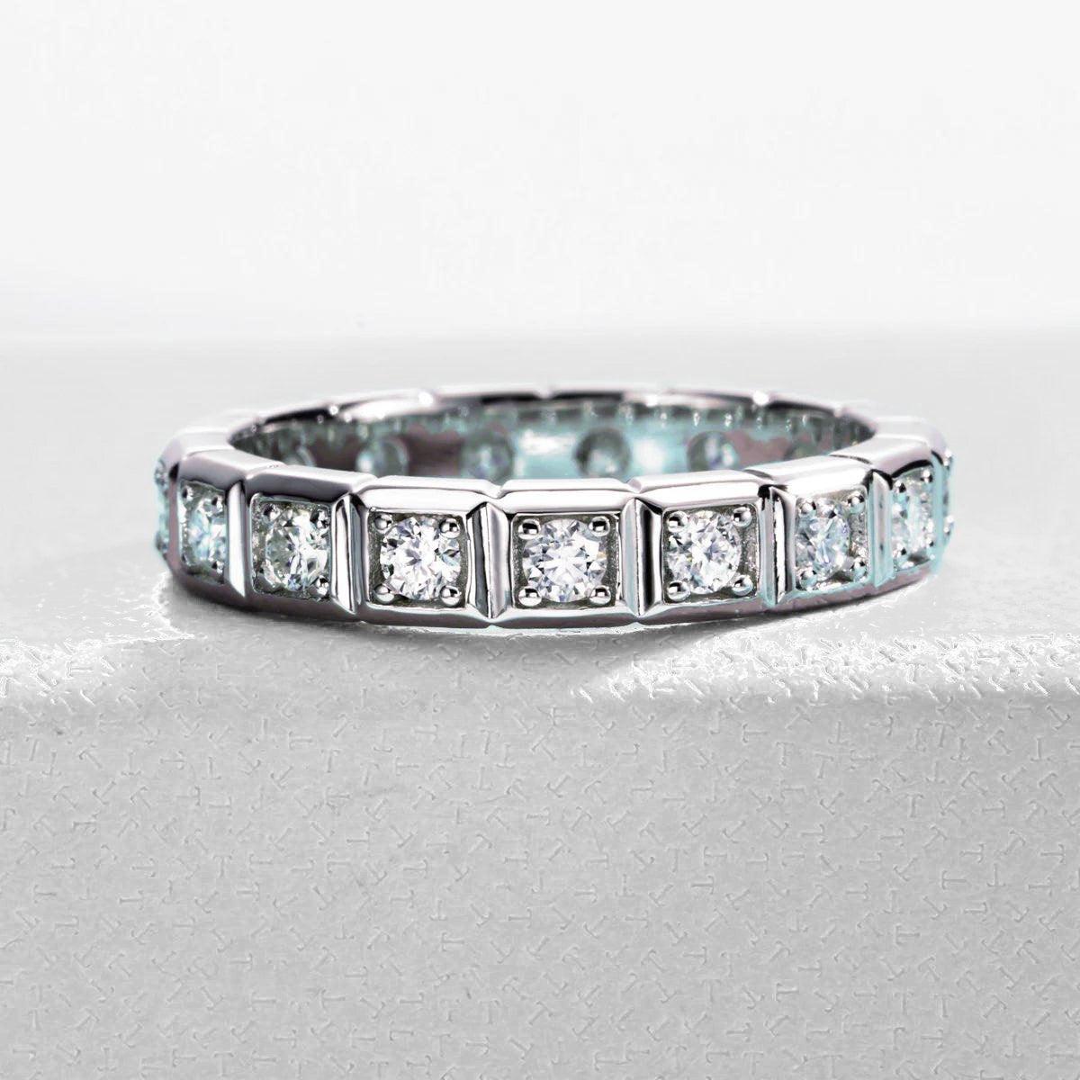 Aliança Armonia Moissanite